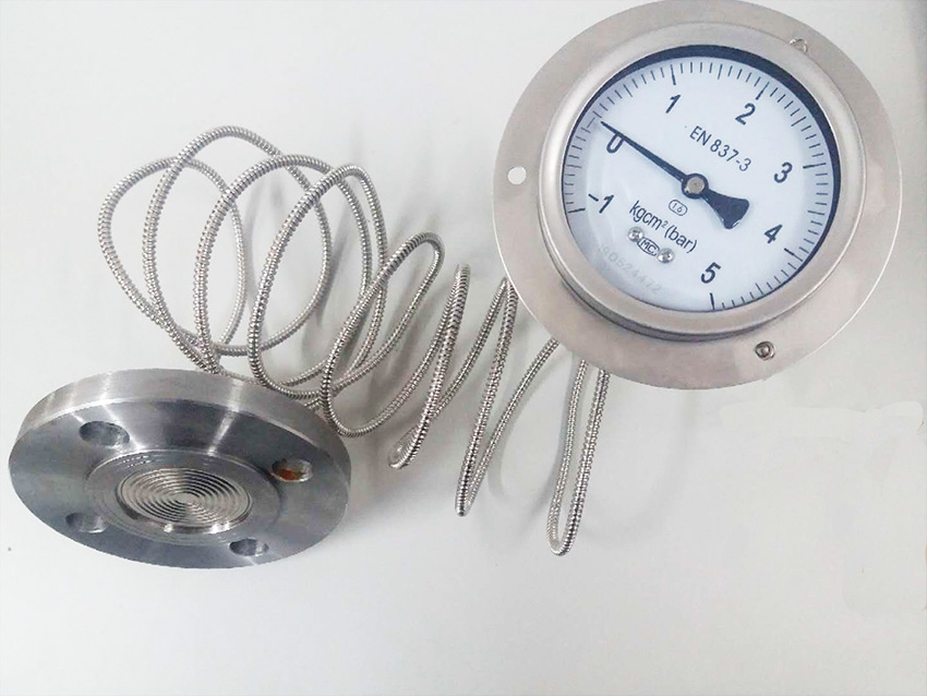 隔膜毛细管压力表