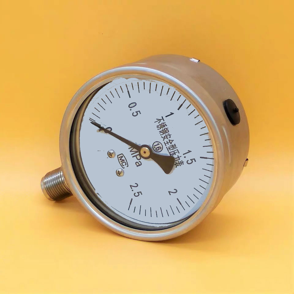 放心型不锈钢压力表