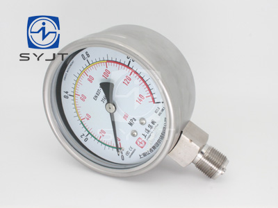 YTF/YTH不锈钢压力表